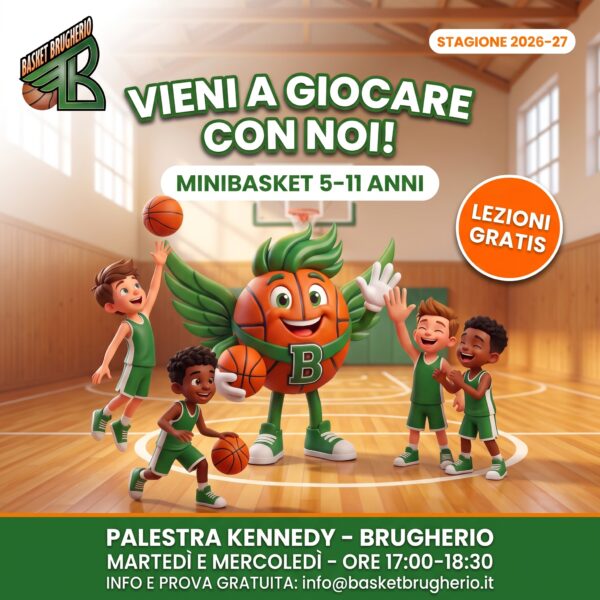 Tuo figlio ha tra i 5 e gli 11 anni? Le prime lezioni di minibasket…