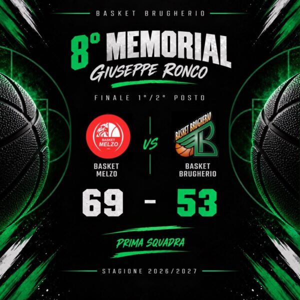 🏀 SI CHIUDE IL NOSTRO PERCORSO AL MEMORIAL Alla terza partita stagionale arriva la prima…